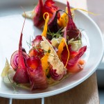 Sugar Cane Roasted Beets & Beet Cured Smoked Salmon